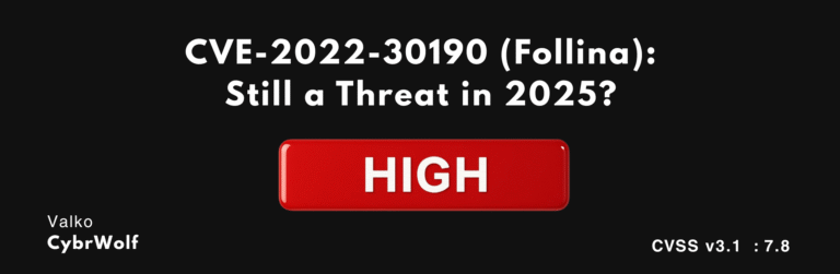 CVE-2022-30190 (Follina) — MSDT RCE in Windows (what to know now)